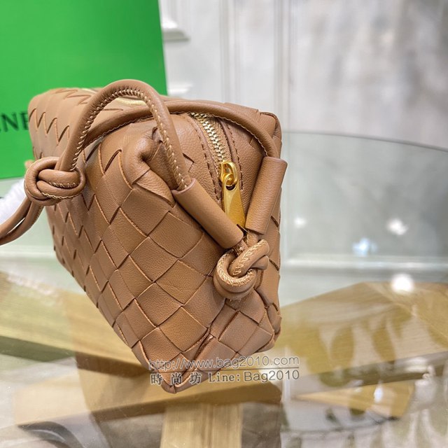 Bottega veneta高端女包 98090 寶緹嘉新款編織小方包 BV經典款編織小號肩背女包  gxz1312
